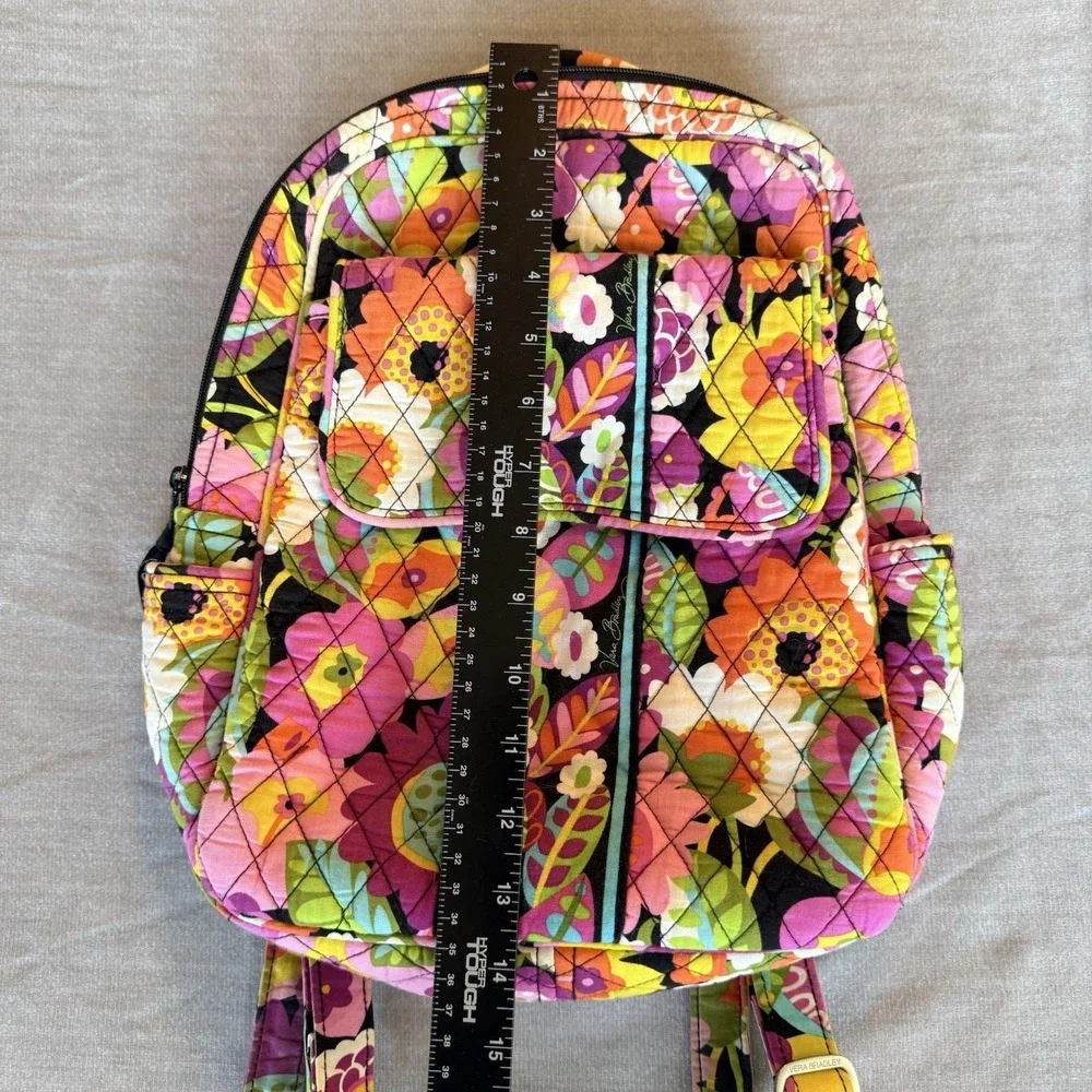 Vera Bradley Va Va Bloom Mini Backpack Purse Floral Quilted Retired Pattern